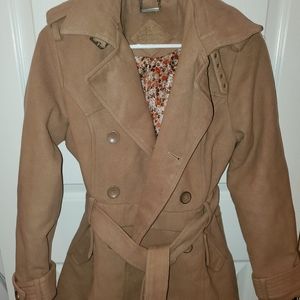 Beautiful jacket with tie and buttons